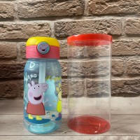 Пляшка дитяча з соломинкою 510 мл «Peppa pig core 2022» 