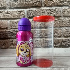 Пляшка дитяча металева 400 мл «Paw patrol girl sketch essense» 