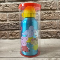 Пляшка дитяча металева 560 мл «Peppa pig core 2022»