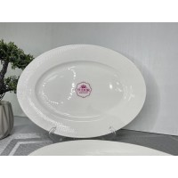 Блюдо овальне 25 см Сітка