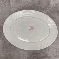 Блюдо овальне 32 см Смуга