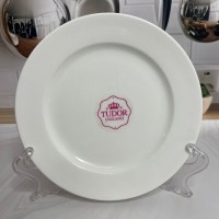 Тарілка мілка 17 см з бортом Гладка Tudor