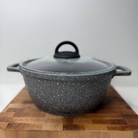 Каструля 3,6 л з антипригарним покриттям Граніт Грей 