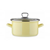 Каструля 4,6 л емальована жовта