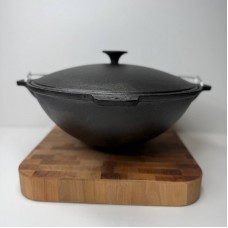 Казан татарський 6 л з кришкою та дужкою