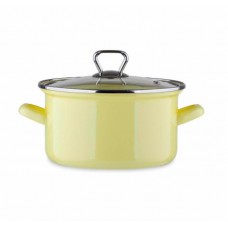 Каструля 5,6 л емальована жовта