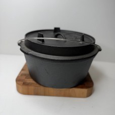 Казан чавунний 8,5 л, з литою кришкою