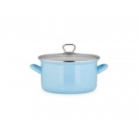 Каструля 4,6 л емальована блакитна