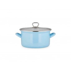 Каструля 4,6 л емальована блакитна