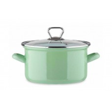 Каструля 4,6 л емальована зелена