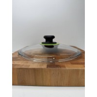 Кришка 24 см скляна низька