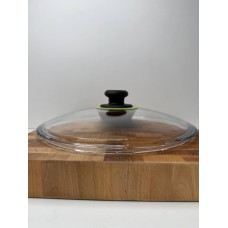 Кришка 28 см скляна низька 