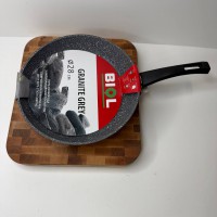 Сковорода 28 см з антипригарним покриттям Граніт Грей 