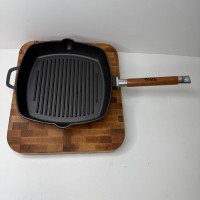 Сковорода-гриль 26×26 см зі знімною ручкою