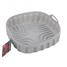 Силіконова форма для аерофритюрниці 20×20×6,5 см сіра