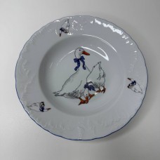 Тарілка 22,5 см глибока «Гуси»