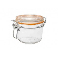 Ємність скляна з бугельним замком 350 мл