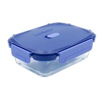 Pure Box Click Clack контейнер скляний з кришкою 1520 мл