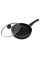 Сковорода 26 см зі скляною кришкою NON STICK чорна FPN-261D Zauberg