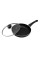 Сковорода 24 см зі скляною кришкою NON STICK чорна FPN-241D Zauberg