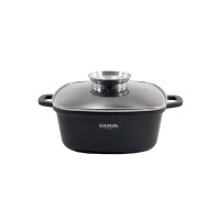 Каструля 4,4 л квадратна Мармур 