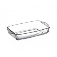 Форма 33,6×19×7 см для запікання скляна Borcam