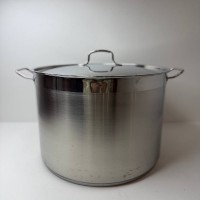 Каструля 30 л з нержавіючої сталі (циліндр) 