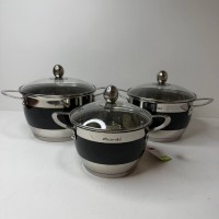 Набір кастрюль 6 предметів (2 л,2,7 л,3,6 л,)