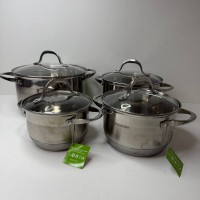Набір каструль 8 предметів (1,8л/2,3л/3,3л/5,8л)