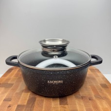 Каструля 2,3 л кругла Мармур