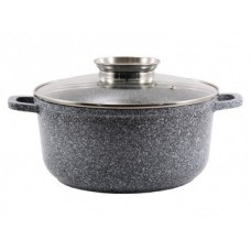 Каструля 1,7 л кругла Мармур 