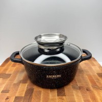 Каструля 1,2 л кругла Мармур