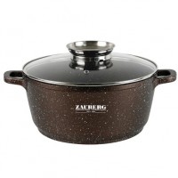 Каструля 2,3 л кругла Мармур