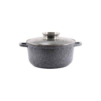 Каструля 4,5 л кругла Мармур 