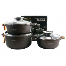 Набір каструль 6 предметів круглих 2,3 л/ 3,2 л/ 4,5 л