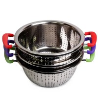 Друшляк 26 см з кольоровими ручками