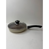 Сковорода 20 см мармур беж