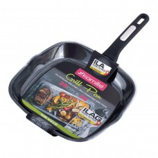 Сковорідка-гриль 28х28×4 см алюмінієва