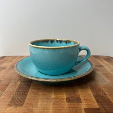 Набір чашка 207 мл з блюдцем Turquoise