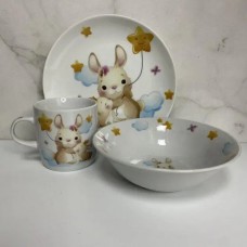 Набір дитячий 3 предмети «Bunny» 