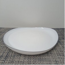 Тарілка 10" чорний кант