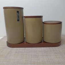 Набір банок 450/550/750 мл на підставці 