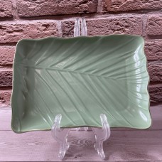Leaf Cream Gold блюдо прямокутне 24,5 ×17 см