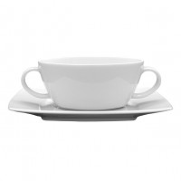 Бульйонниця 400 мл з блюдцем 17 см Victoria