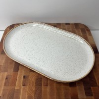 Блюдо овальне 32 см Beige