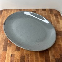 Тарілка овальна 24 см Dark Gray