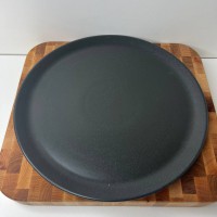 Тарілка 32 см для піци Black