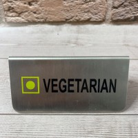 Табличка «Vegetarian» 12 см