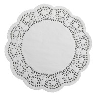 Серветки ажурні паперові 36 см набір 100 шт