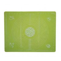 Килимок силіконовий для формування та випікання тіста зелений 40x50 см